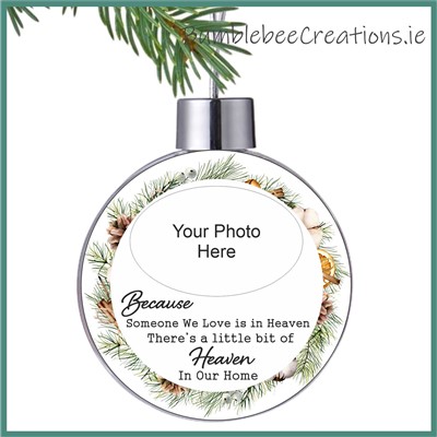Because Heaven Christmas Bauble